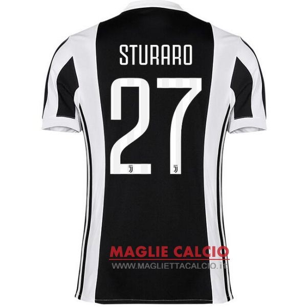 nuova maglietta juventus 2017-2018 sturaro 27 prima